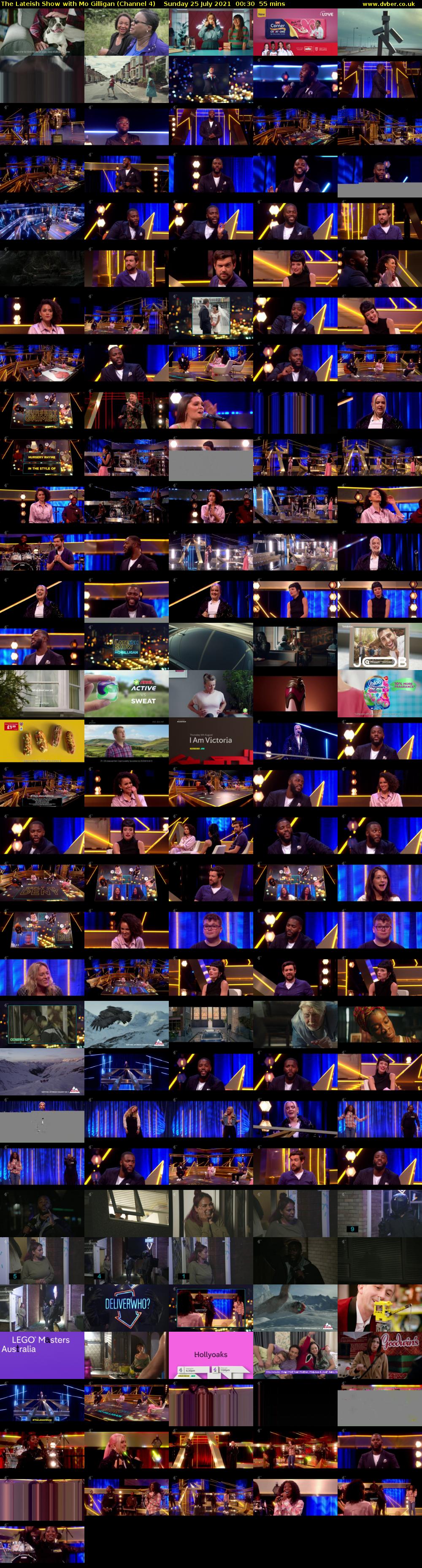 The Lateish Show with Mo Gilligan (Channel 4) Sunday 25 July 2021 00:30 - 01:25