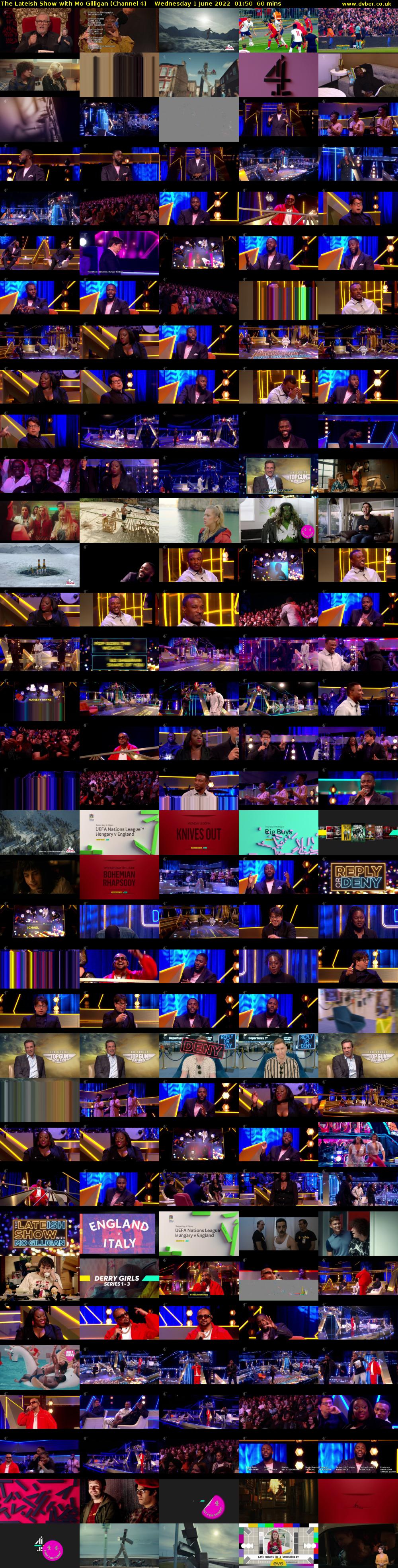 The Lateish Show with Mo Gilligan (Channel 4) Wednesday 1 June 2022 01:50 - 02:50