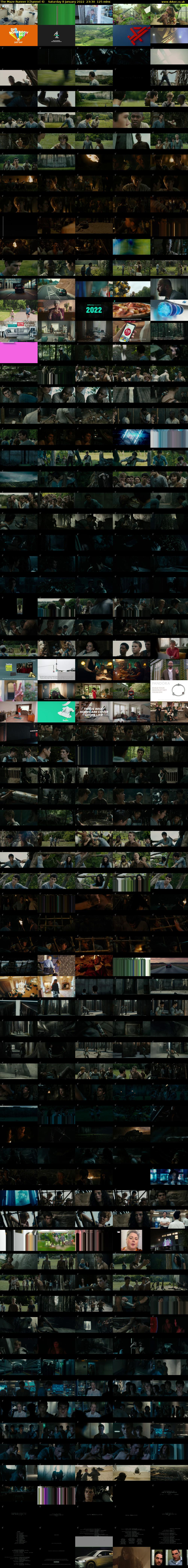 The Maze Runner (Channel 4) Saturday 8 January 2022 23:30 - 01:35
