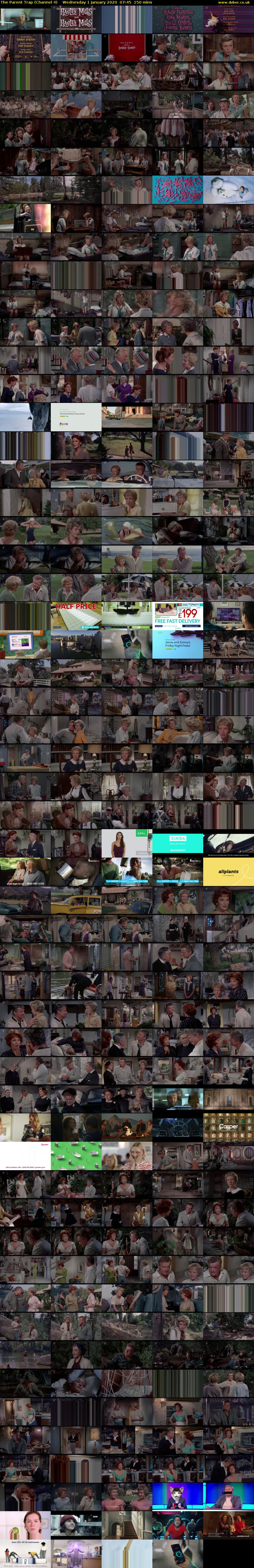 The Parent Trap (Channel 4) Wednesday 1 January 2020 07:45 - 10:15