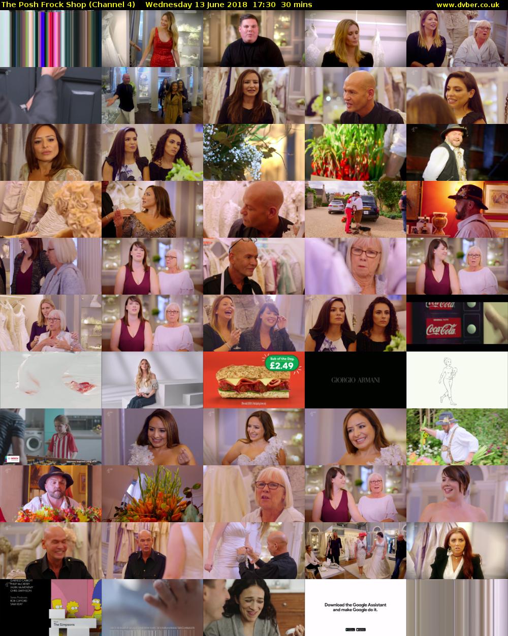 The Posh Frock Shop (Channel 4) Wednesday 13 June 2018 17:30 - 18:00