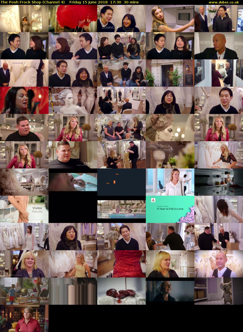 The Posh Frock Shop (Channel 4) Friday 15 June 2018 17:30 - 18:00