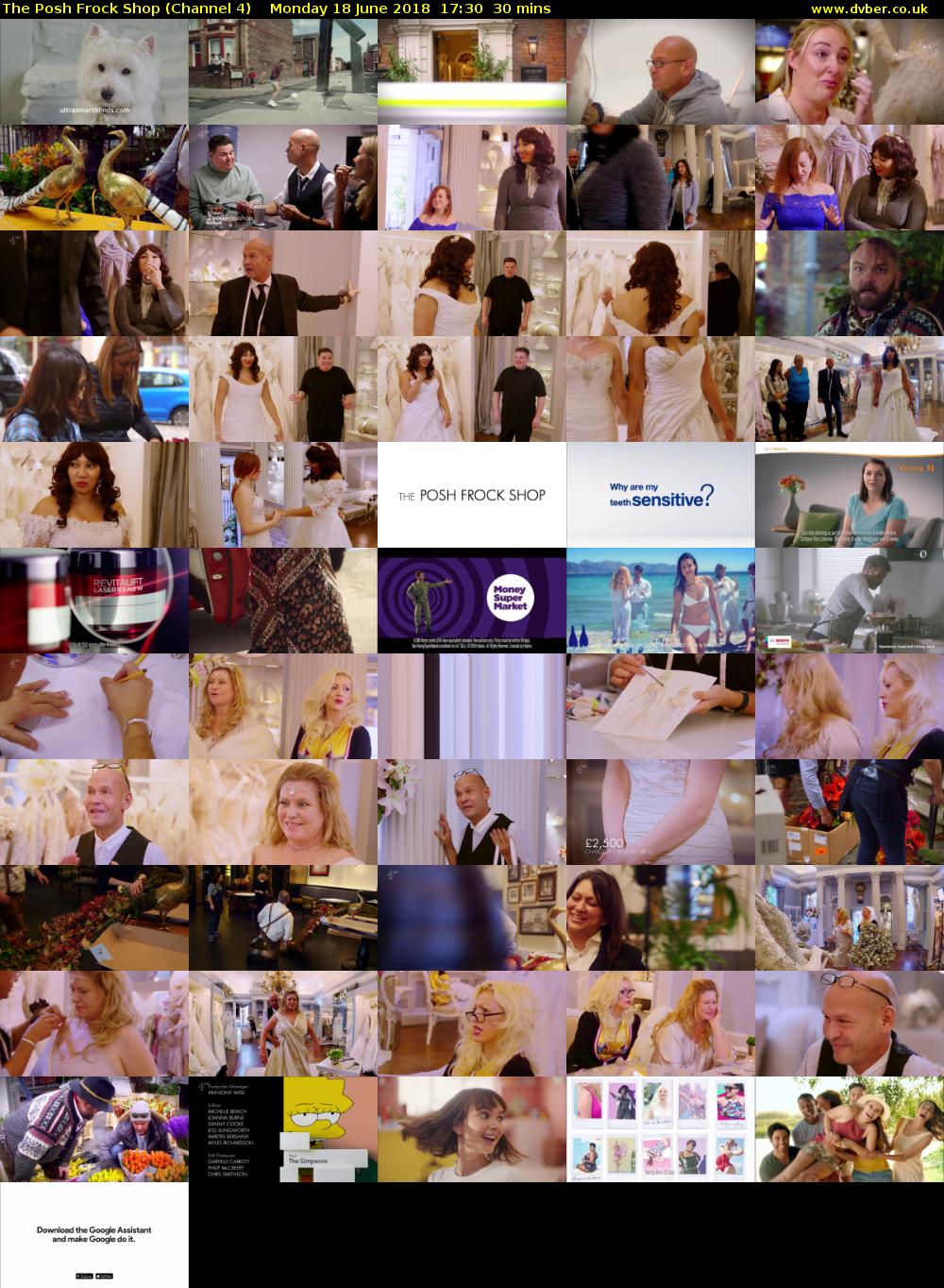The Posh Frock Shop (Channel 4) Monday 18 June 2018 17:30 - 18:00