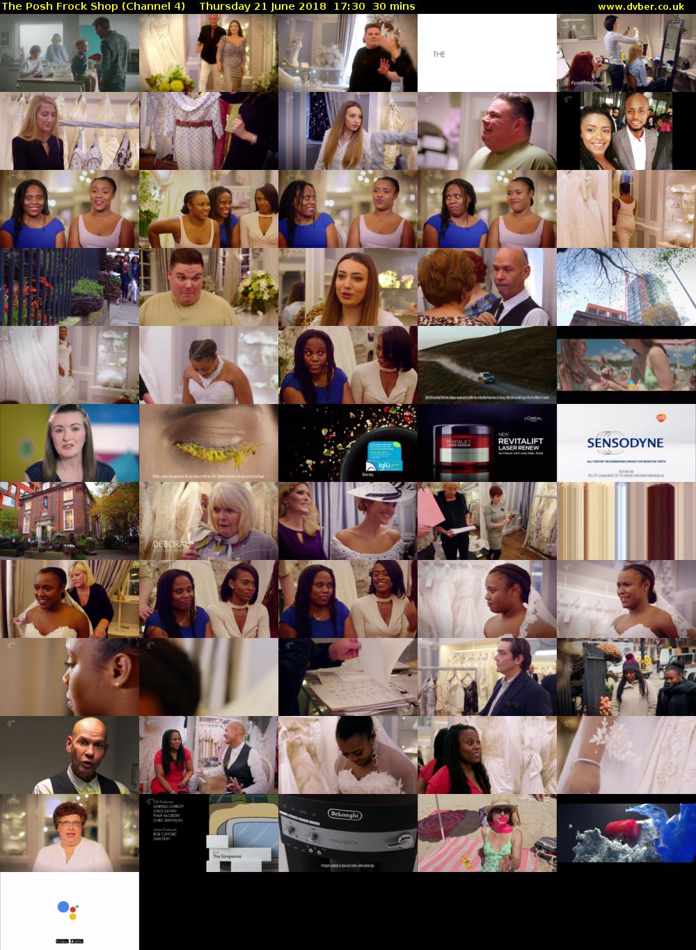 The Posh Frock Shop (Channel 4) Thursday 21 June 2018 17:30 - 18:00