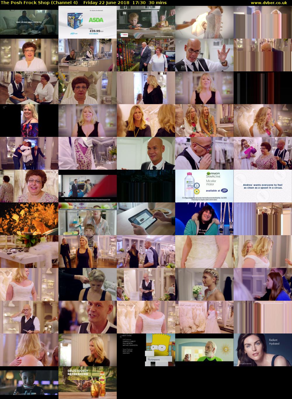 The Posh Frock Shop (Channel 4) Friday 22 June 2018 17:30 - 18:00