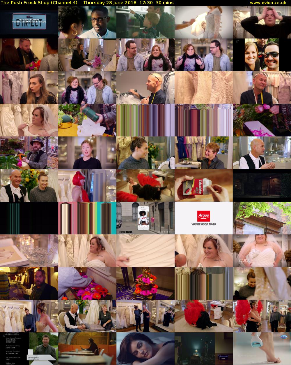 The Posh Frock Shop (Channel 4) Thursday 28 June 2018 17:30 - 18:00
