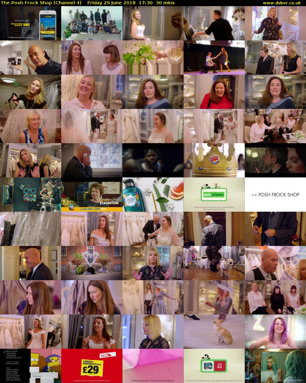 The Posh Frock Shop (Channel 4) Friday 29 June 2018 17:30 - 18:00