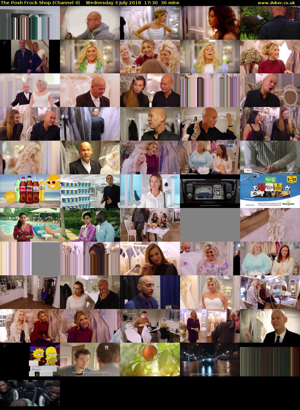 The Posh Frock Shop (Channel 4) Wednesday 4 July 2018 17:30 - 18:00