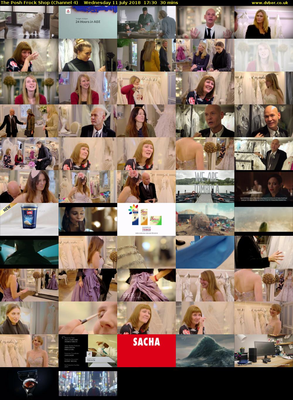The Posh Frock Shop (Channel 4) Wednesday 11 July 2018 17:30 - 18:00