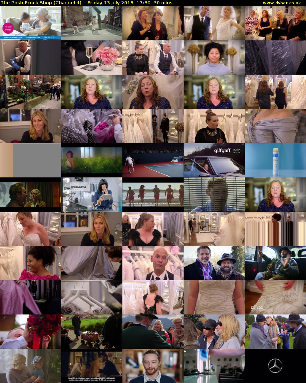 The Posh Frock Shop (Channel 4) Friday 13 July 2018 17:30 - 18:00