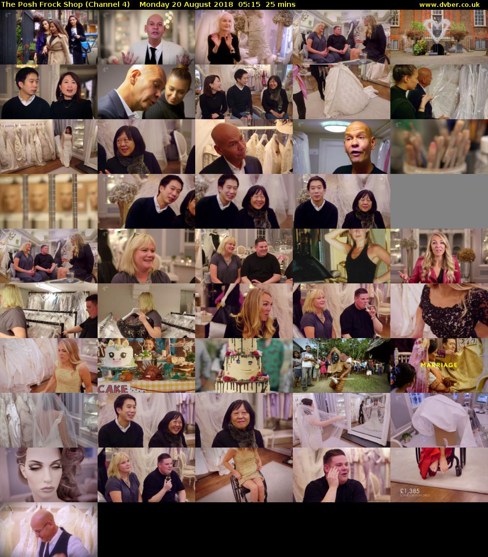 The Posh Frock Shop (Channel 4) Monday 20 August 2018 05:15 - 05:40