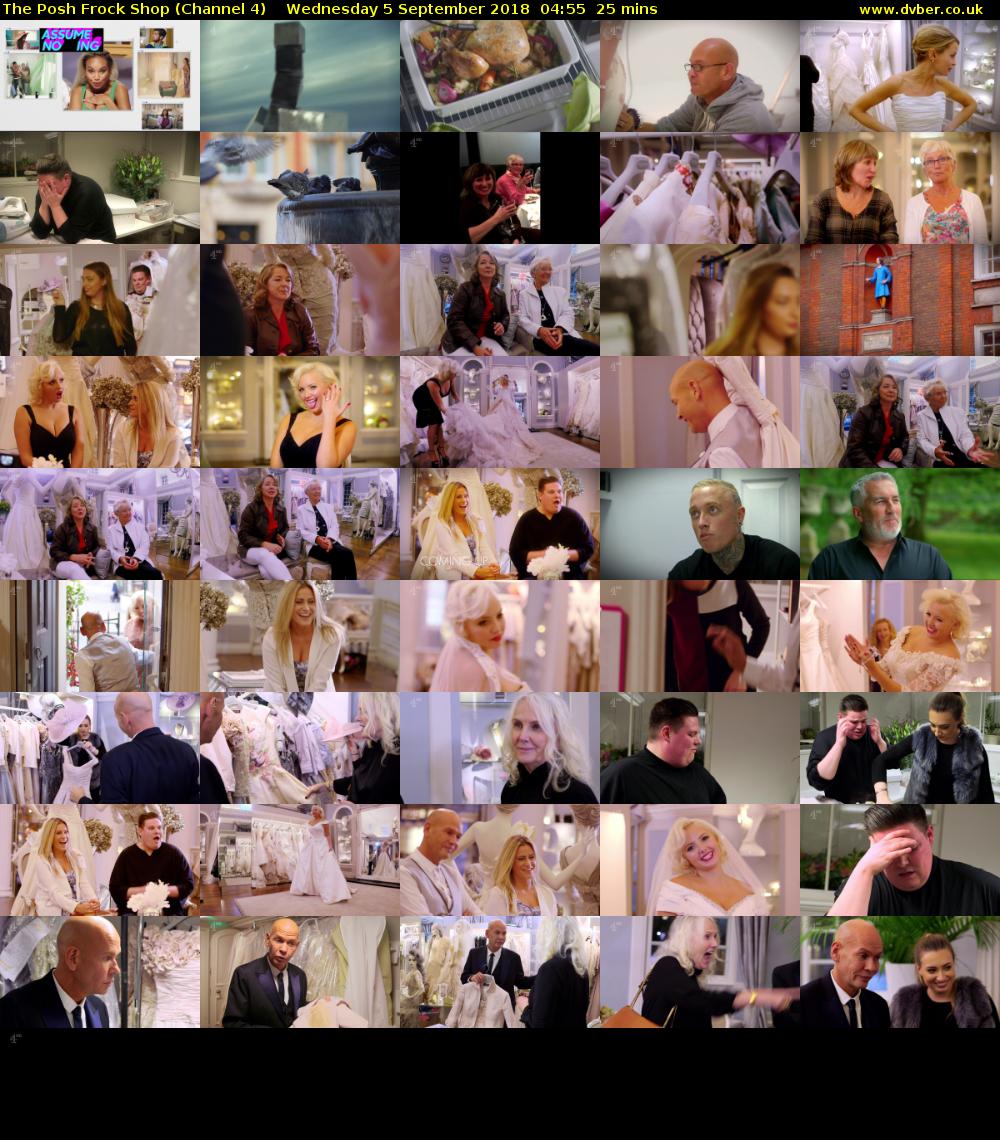 The Posh Frock Shop (Channel 4) Wednesday 5 September 2018 04:55 - 05:20