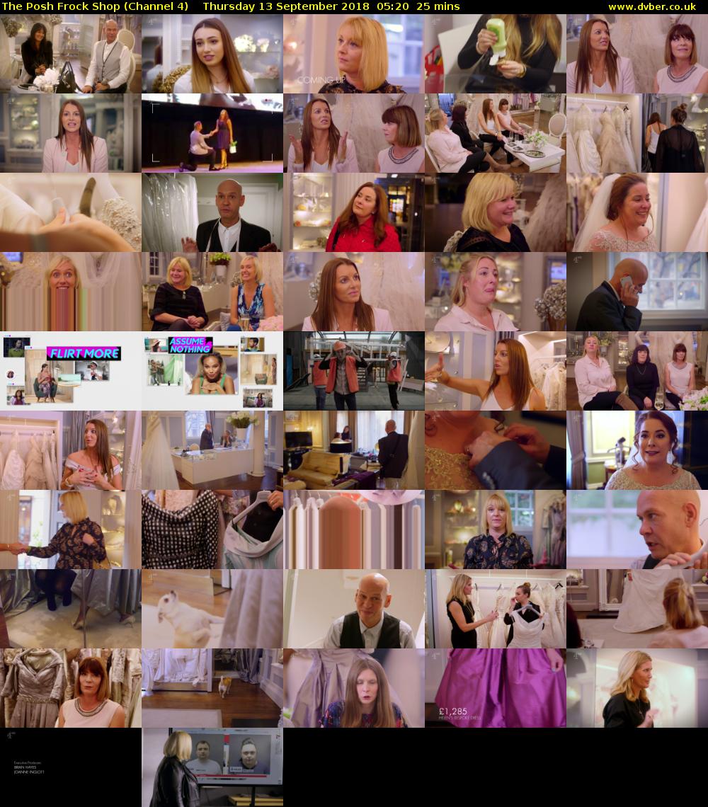 The Posh Frock Shop (Channel 4) Thursday 13 September 2018 05:20 - 05:45