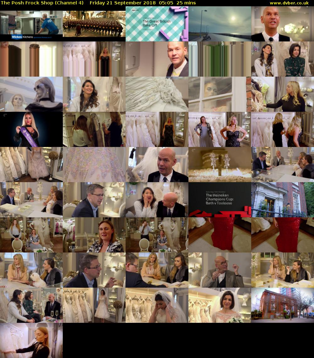The Posh Frock Shop (Channel 4) Friday 21 September 2018 05:05 - 05:30