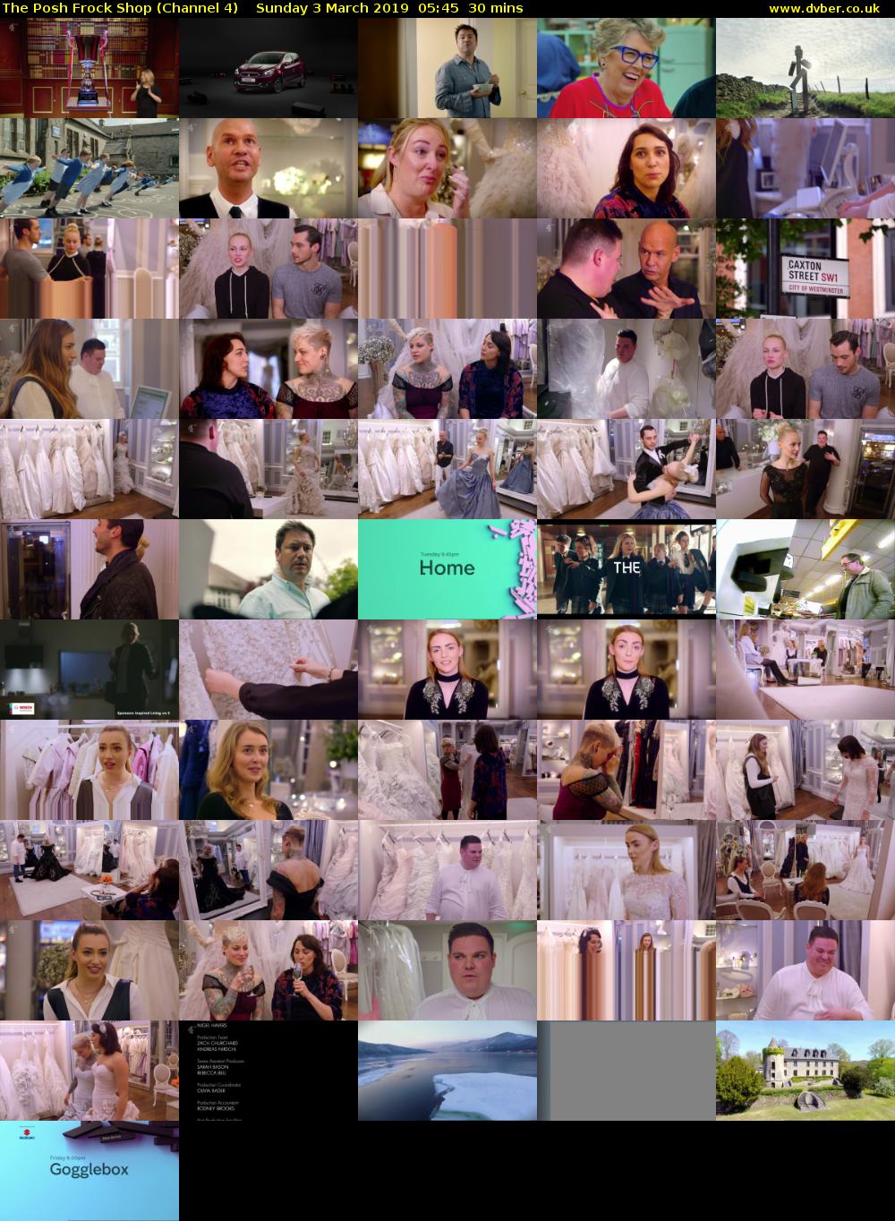 The Posh Frock Shop (Channel 4) Sunday 3 March 2019 05:45 - 06:15