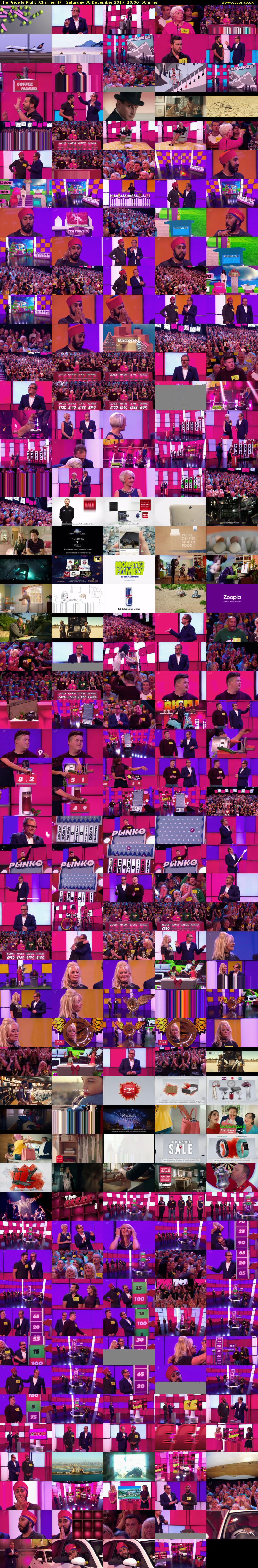 The Price Is Right (Channel 4) Saturday 30 December 2017 20:00 - 21:00