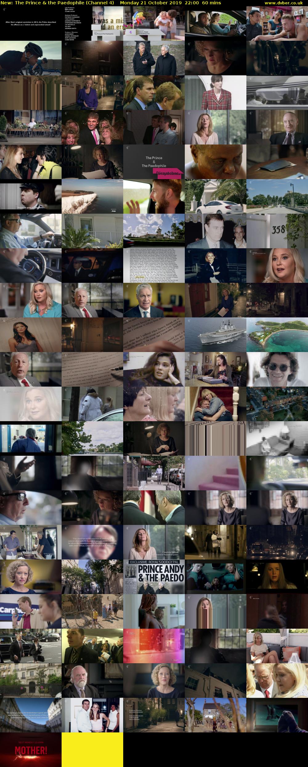 The Prince & the Paedophile (Channel 4) Monday 21 October 2019 22:00 - 23:00