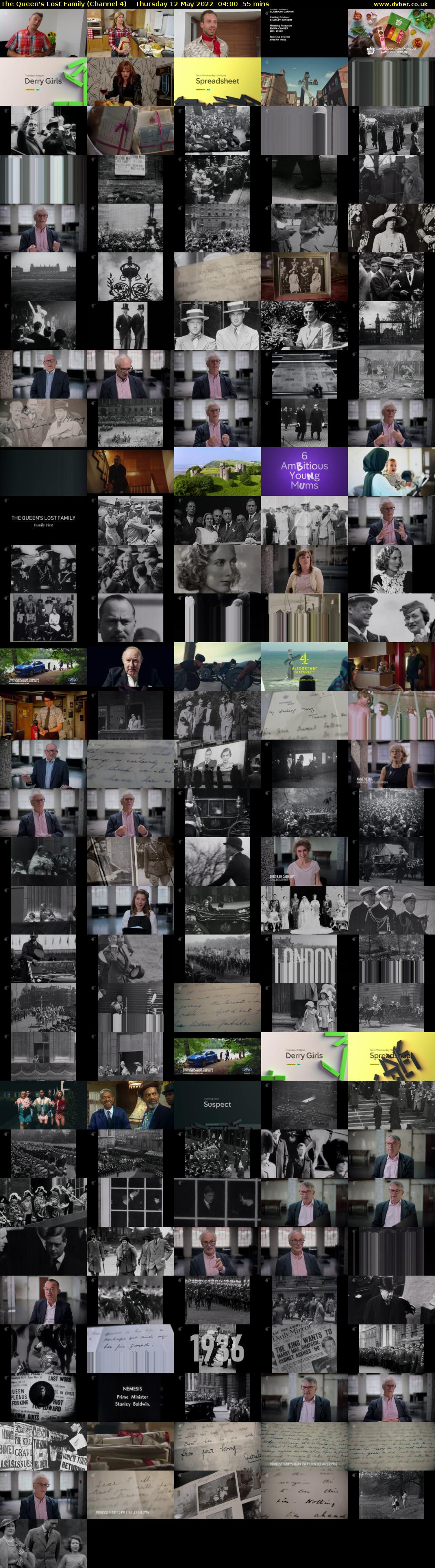 The Queen's Lost Family (Channel 4) Thursday 12 May 2022 04:00 - 04:55