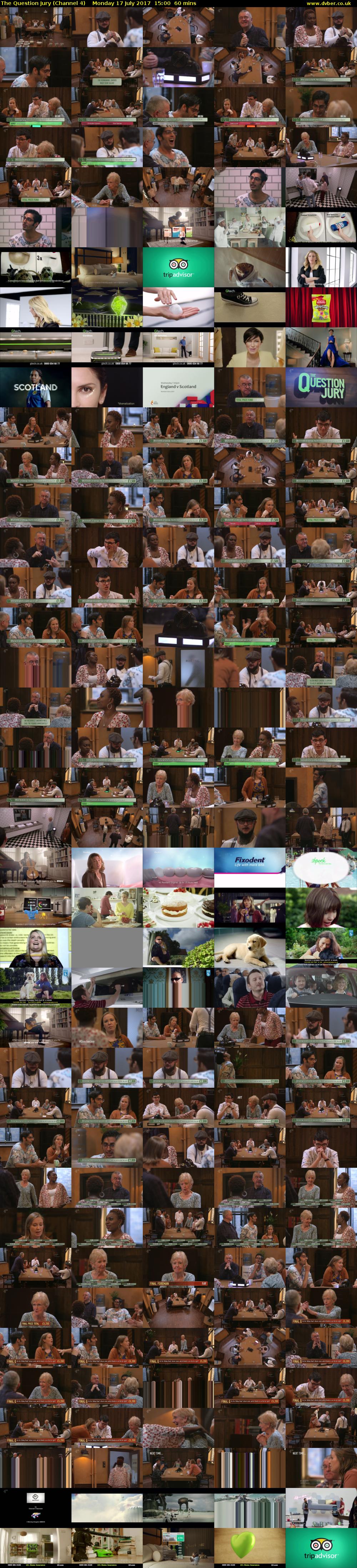The Question Jury (Channel 4) Monday 17 July 2017 15:00 - 16:00