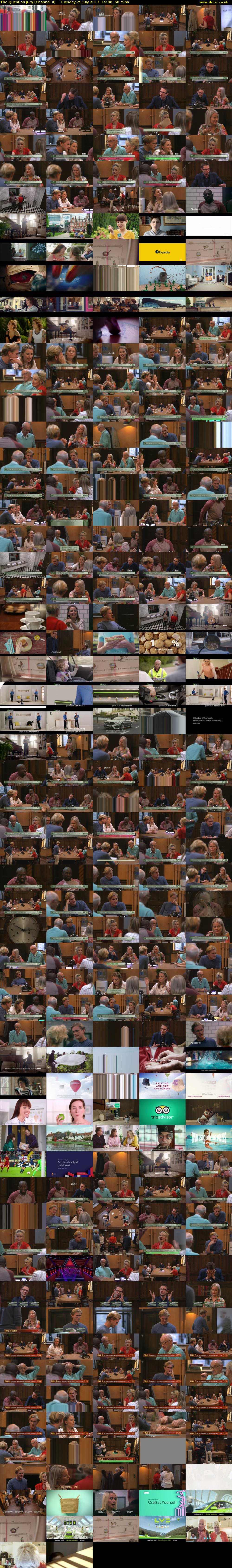 The Question Jury (Channel 4) Tuesday 25 July 2017 15:00 - 16:00