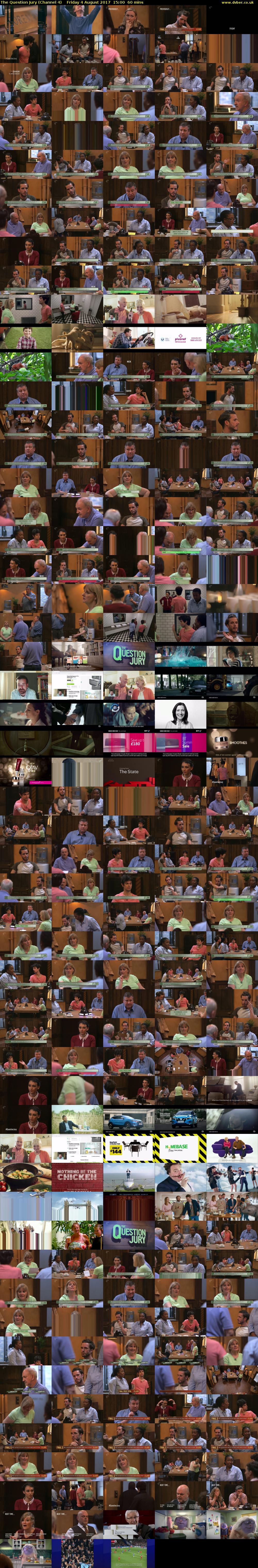 The Question Jury (Channel 4) Friday 4 August 2017 15:00 - 16:00