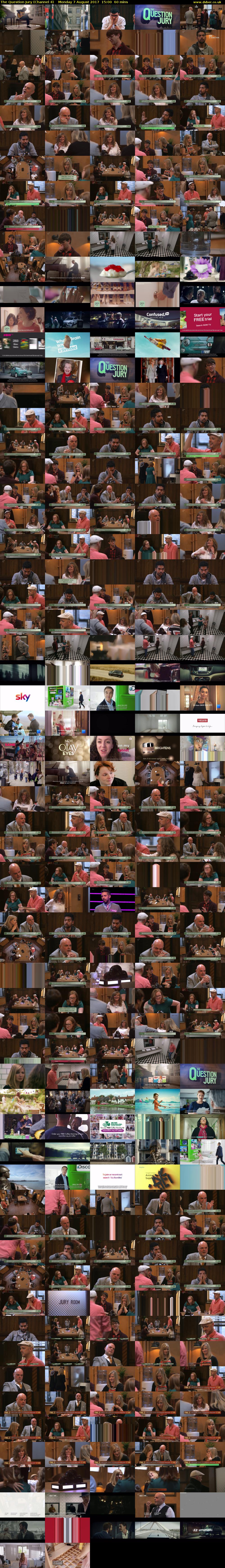 The Question Jury (Channel 4) Monday 7 August 2017 15:00 - 16:00