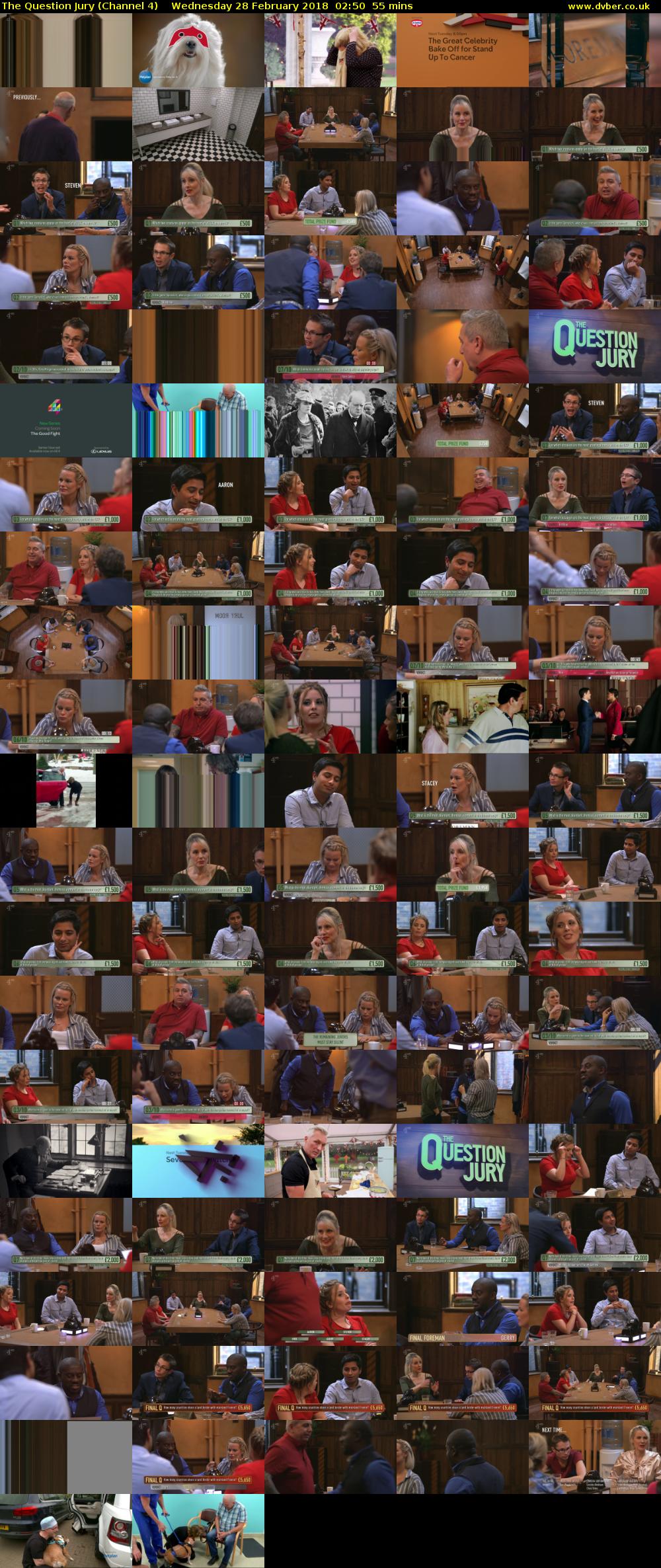 The Question Jury (Channel 4) Wednesday 28 February 2018 02:50 - 03:45