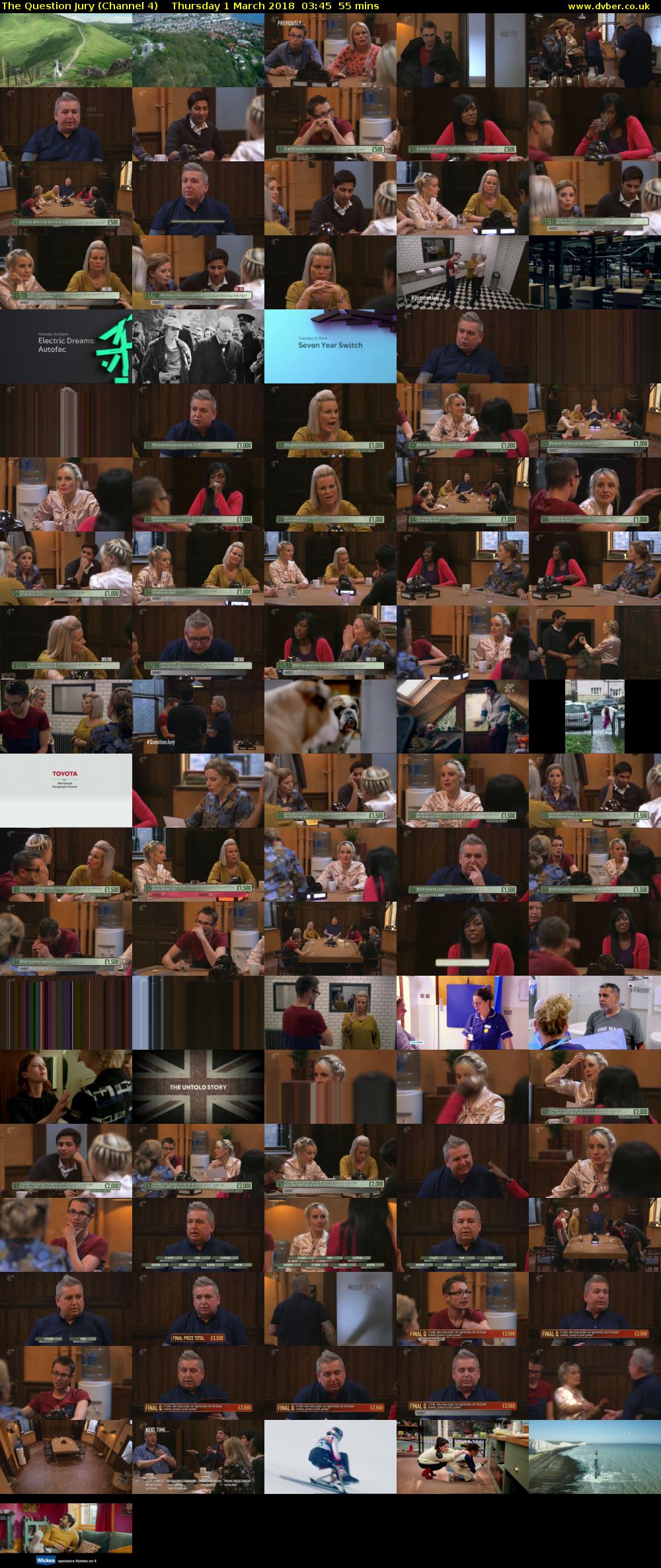 The Question Jury (Channel 4) Thursday 1 March 2018 03:45 - 04:40