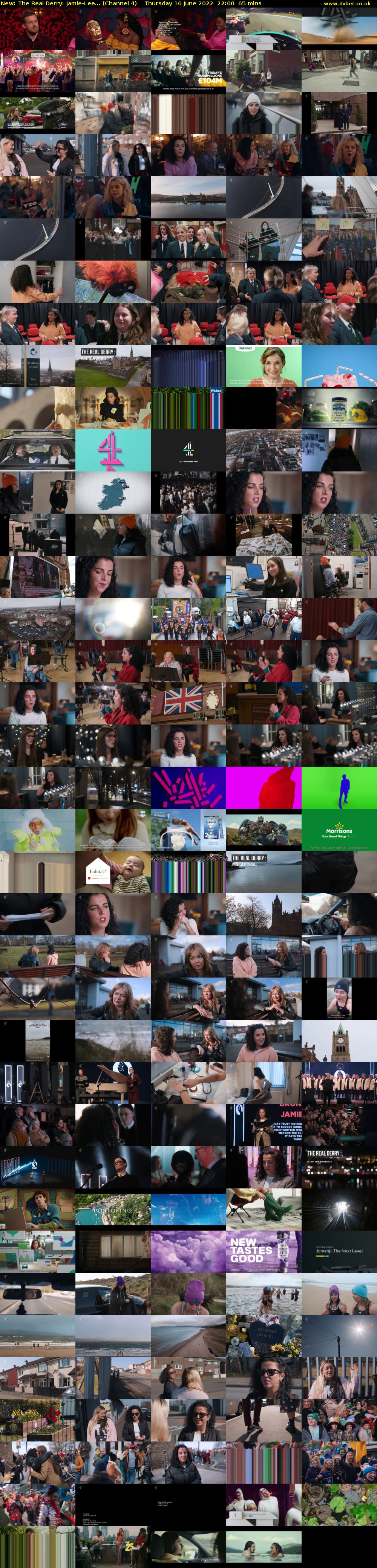 The Real Derry: Jamie-Lee... (Channel 4) Thursday 16 June 2022 22:00 - 23:05