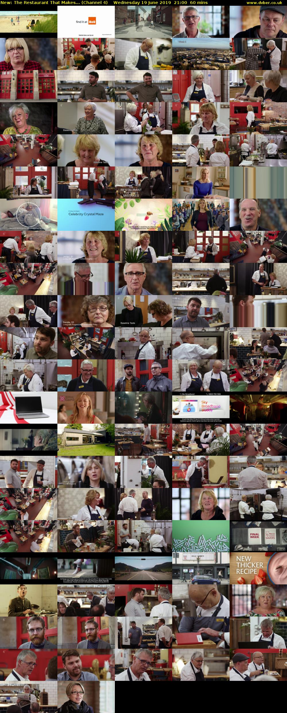 The Restaurant That Makes... (Channel 4) Wednesday 19 June 2019 21:00 - 22:00