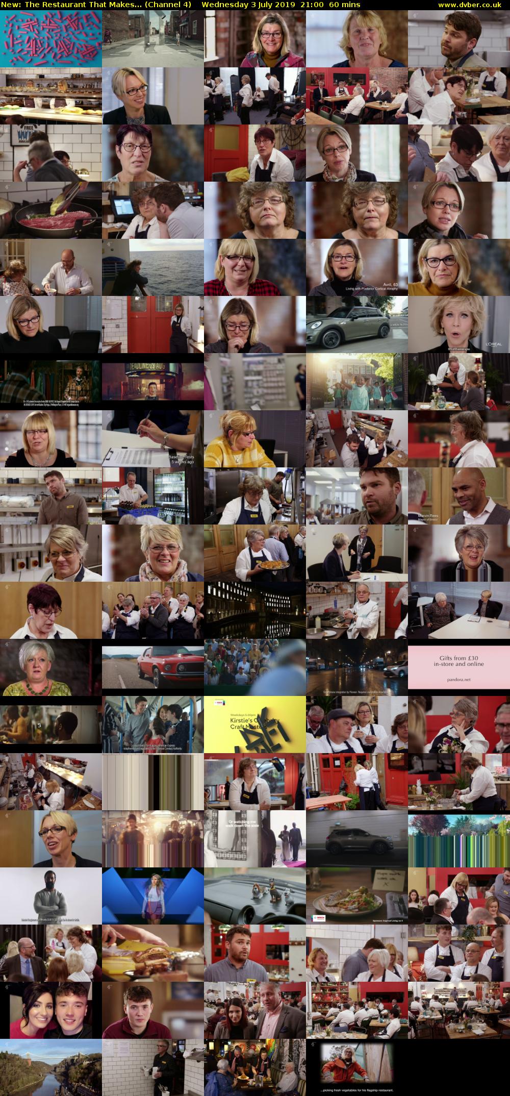 The Restaurant That Makes... (Channel 4) Wednesday 3 July 2019 21:00 - 22:00