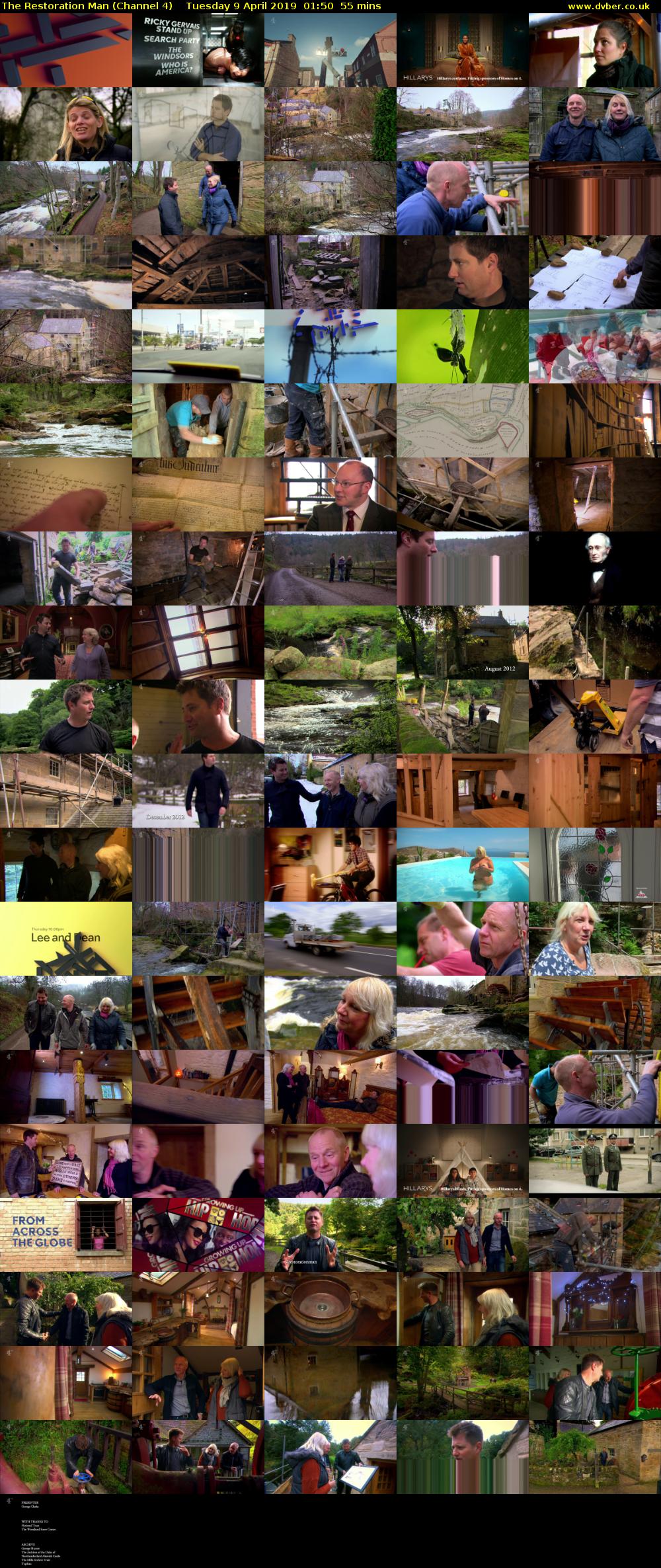 The Restoration Man (Channel 4) Tuesday 9 April 2019 01:50 - 02:45