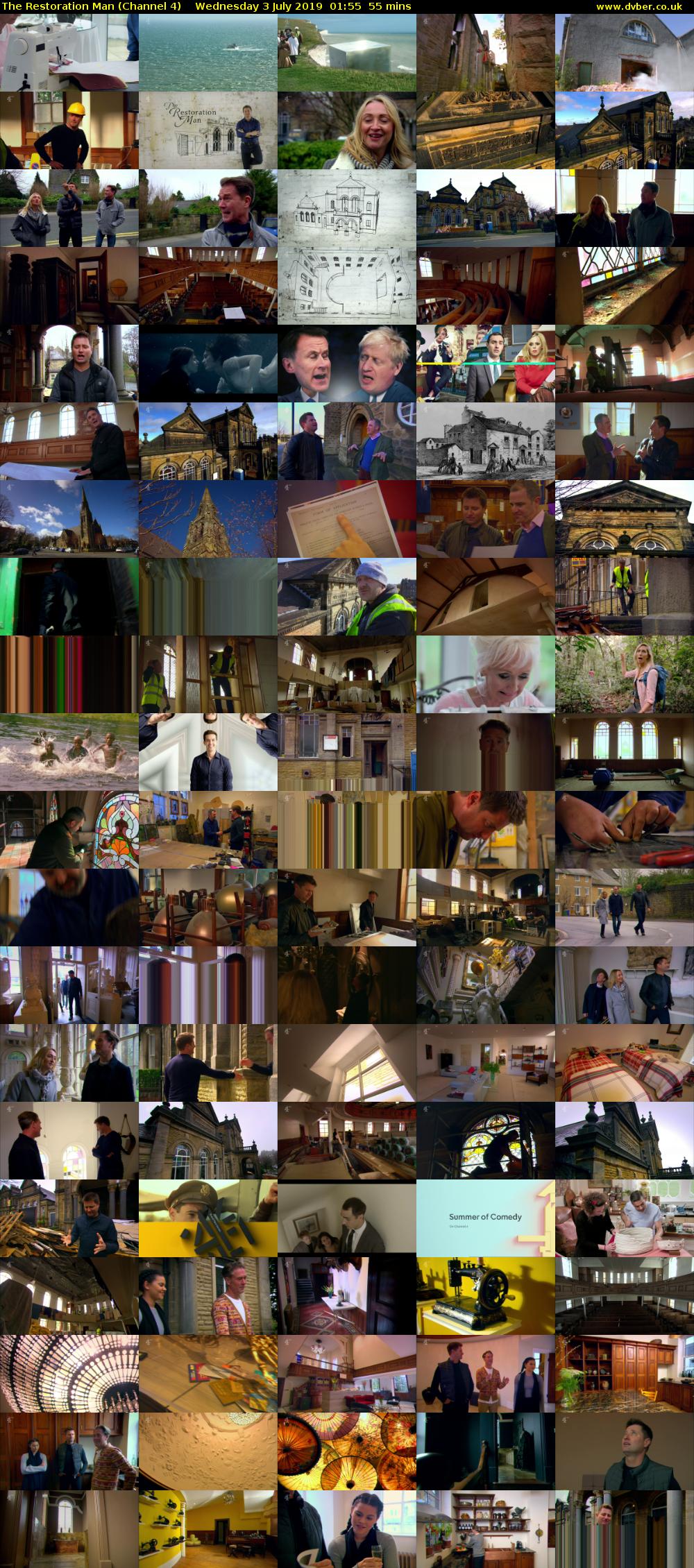 The Restoration Man (Channel 4) Wednesday 3 July 2019 01:55 - 02:50