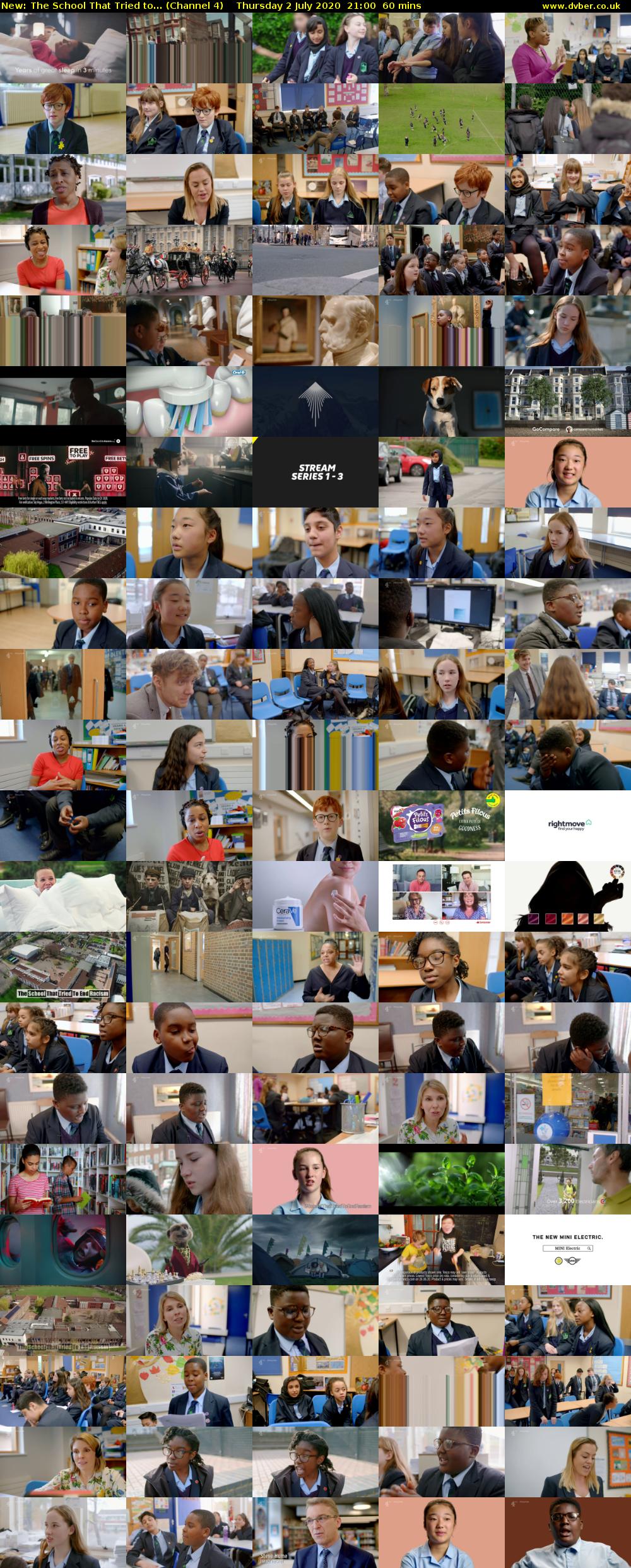 The School That Tried to... (Channel 4) Thursday 2 July 2020 21:00 - 22:00