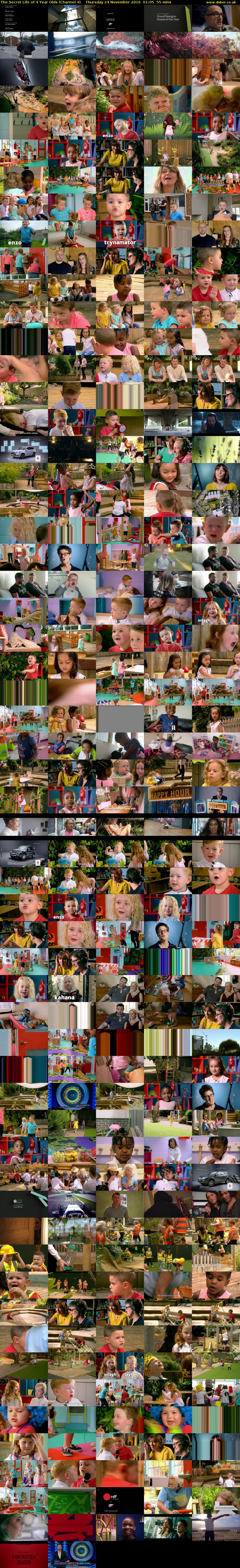 The Secret Life of 4 Year Olds (Channel 4) Thursday 24 November 2016 01:05 - 02:00