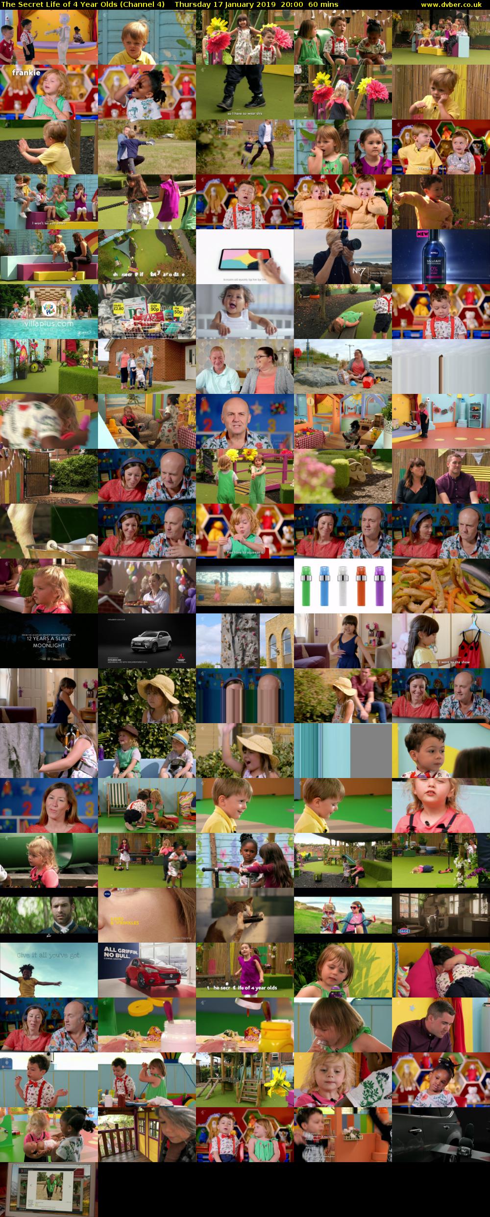 The Secret Life of 4 Year Olds (Channel 4) Thursday 17 January 2019 20:00 - 21:00