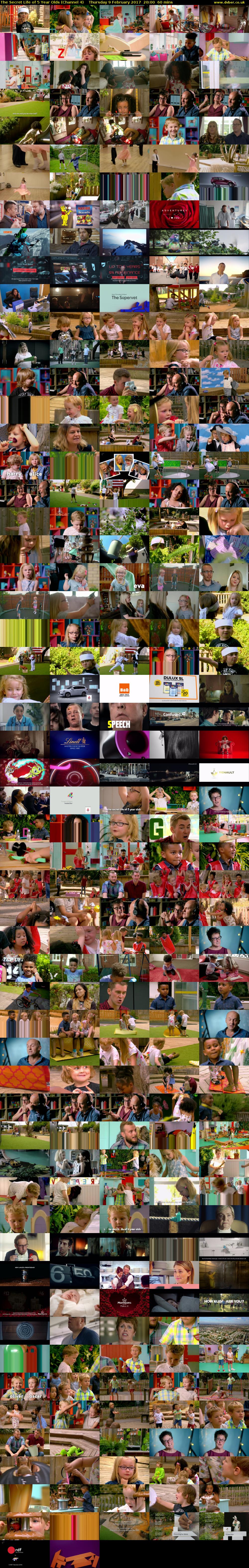 The Secret Life of 5 Year Olds (Channel 4) Thursday 9 February 2017 20:00 - 21:00