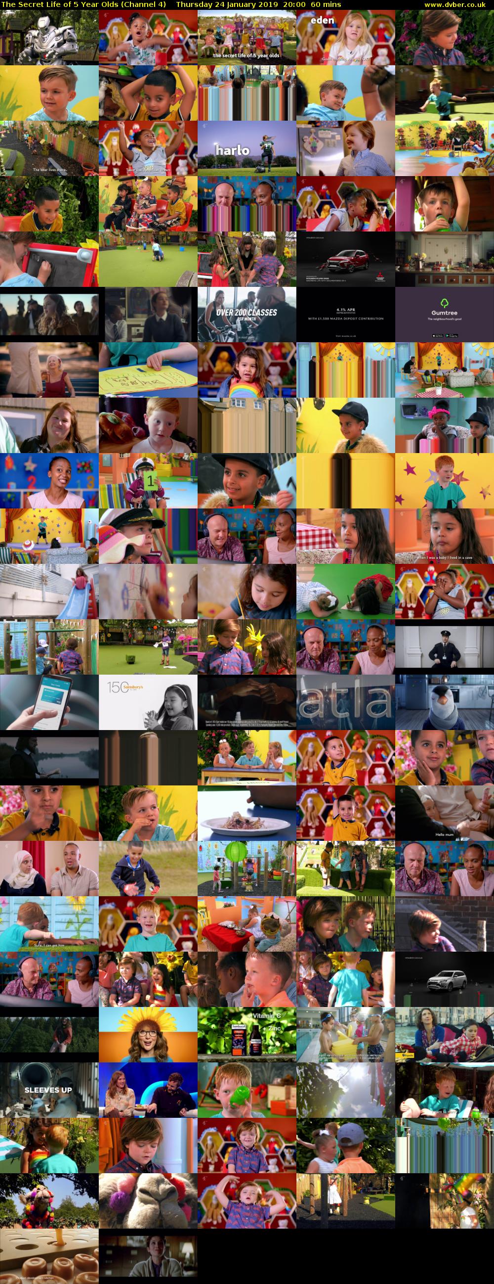 The Secret Life of 5 Year Olds (Channel 4) Thursday 24 January 2019 20:00 - 21:00