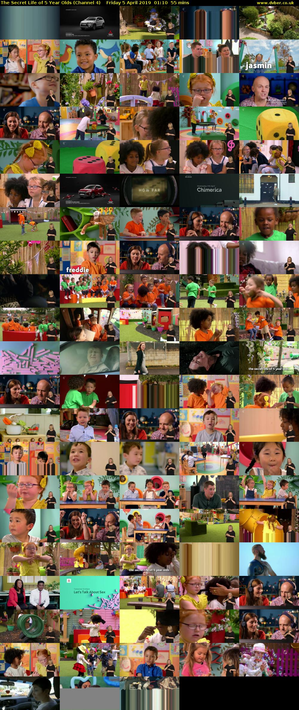The Secret Life of 5 Year Olds (Channel 4) Friday 5 April 2019 01:10 - 02:05