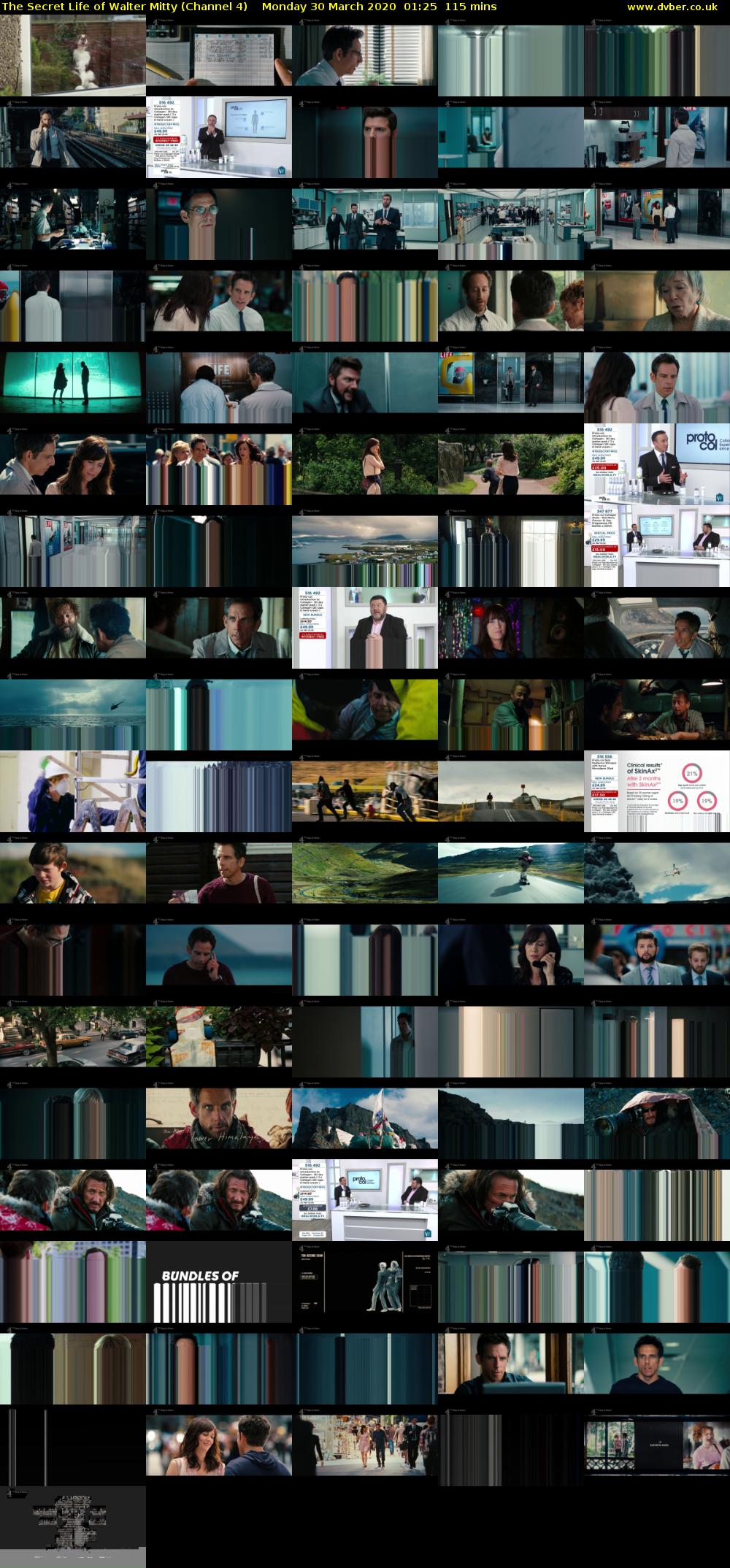 The Secret Life of Walter Mitty (Channel 4) Monday 30 March 2020 01:25 - 03:20