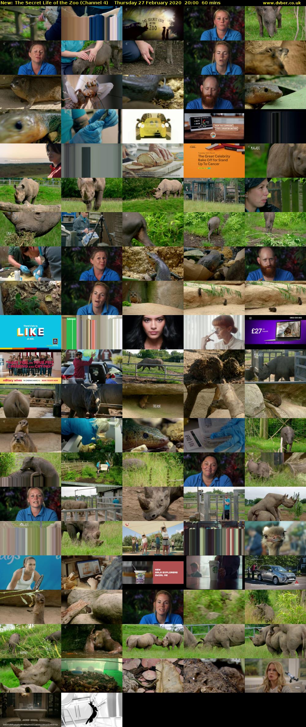 The Secret Life of the Zoo (Channel 4) Thursday 27 February 2020 20:00 - 21:00