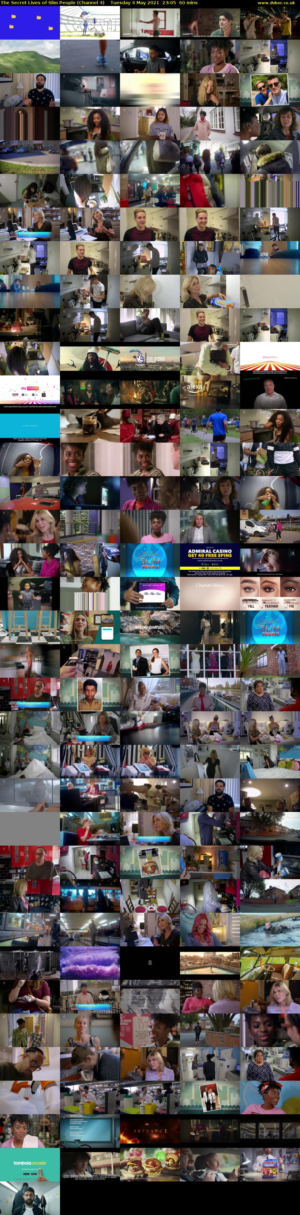 The Secret Lives of Slim People (Channel 4) Tuesday 4 May 2021 23:05 - 00:05