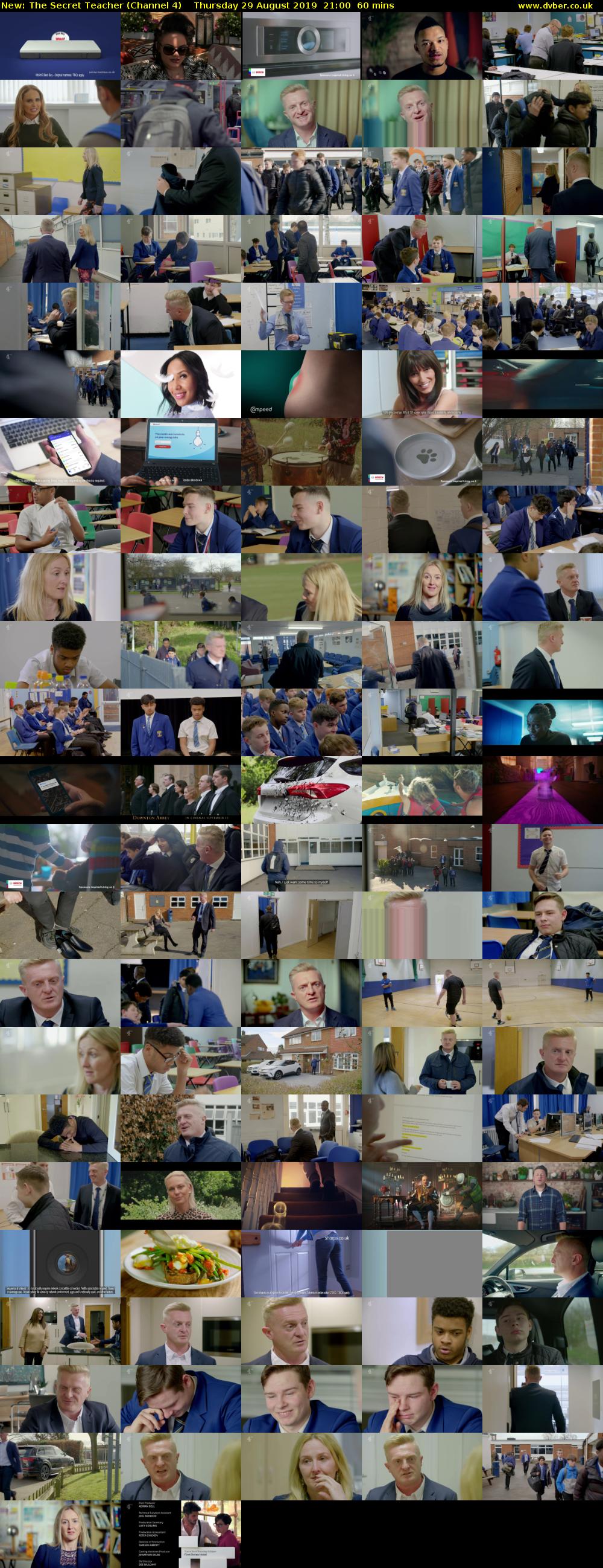The Secret Teacher (Channel 4) Thursday 29 August 2019 21:00 - 22:00