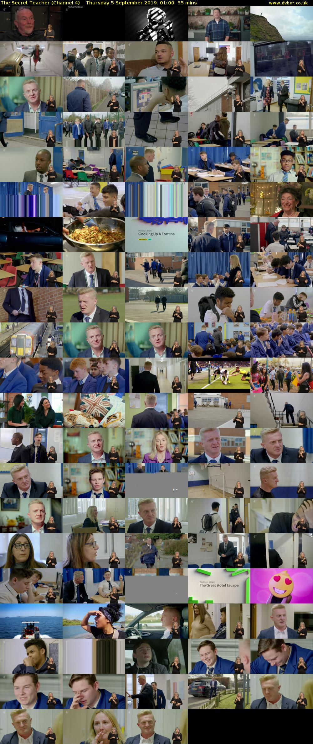 The Secret Teacher (Channel 4) Thursday 5 September 2019 01:00 - 01:55