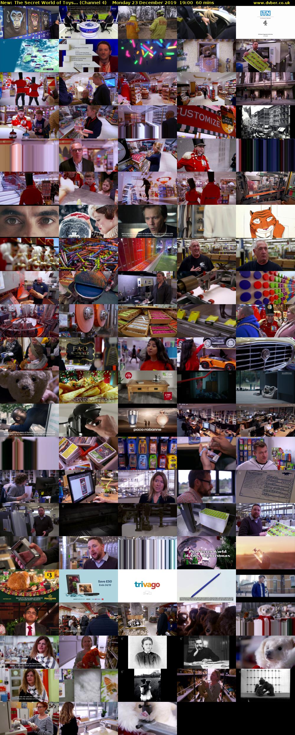 The Secret World of Toys... (Channel 4) Monday 23 December 2019 19:00 - 20:00