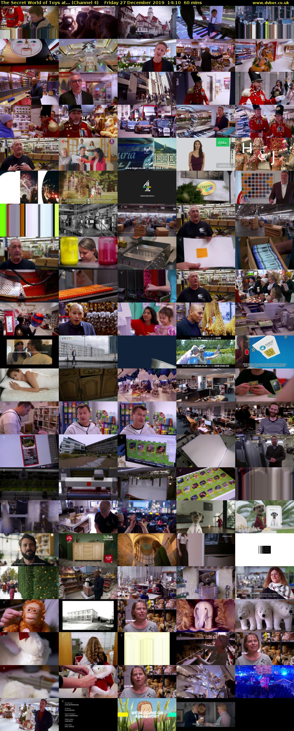 The Secret World of Toys at... (Channel 4) Friday 27 December 2019 14:10 - 15:10