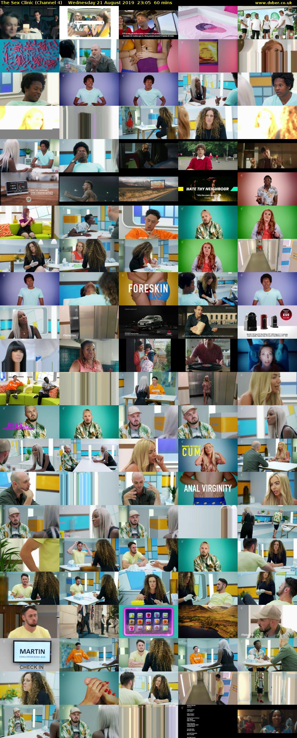 The Sex Clinic (Channel 4) Wednesday 21 August 2019 23:05 - 00:05