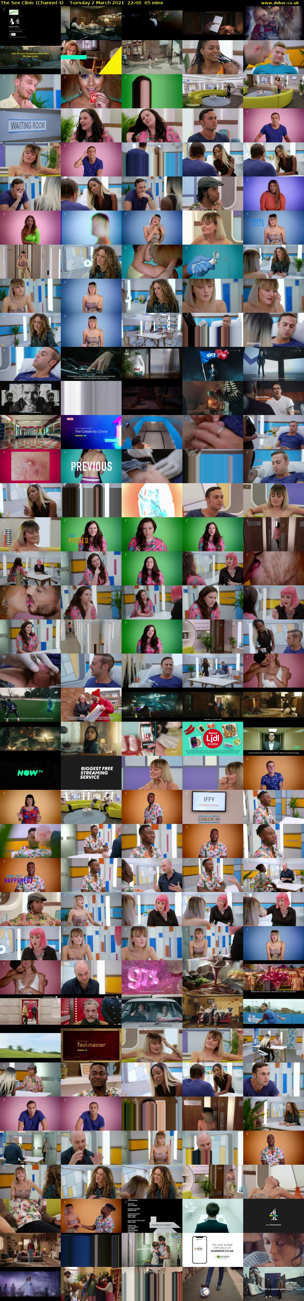 The Sex Clinic (Channel 4) Tuesday 2 March 2021 22:00 - 23:05