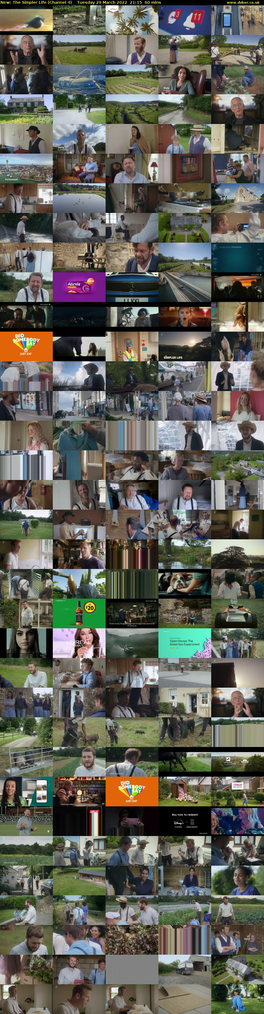 The Simpler Life (Channel 4) Tuesday 29 March 2022 21:15 - 22:15