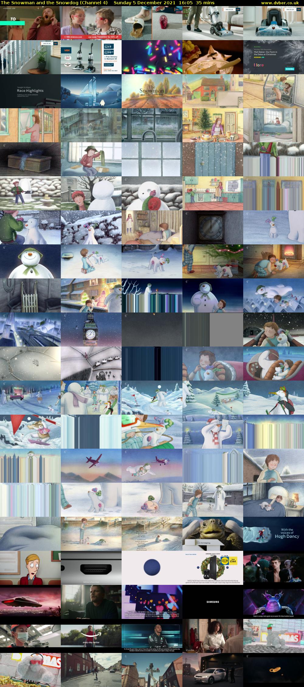 The Snowman and the Snowdog (Channel 4) Sunday 5 December 2021 16:05 - 16:40